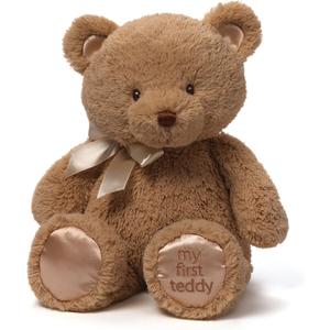 GUND Baby My First Teddy Bear, Ultra Soft Animal Plush Toy for Babies and Newborns, Tan, 15