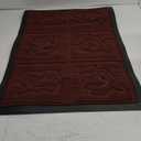GORILLA GRIP 100% Waterproof All-Season WeatherMax Doormat, 23x35, Durable Natural Rubber, Stain and Fade Resistant, Low Profile, Indoor Outdoor Door Mats, Easy Clean Patio Entry Mat, Burgundy Leaves (23" x 35", Burgundy Leaves)
