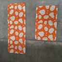 Fall Kitchen Mats Set of 2 17x29 and 17x47 Inch Hello Pumpkin Non-Slip Rugs