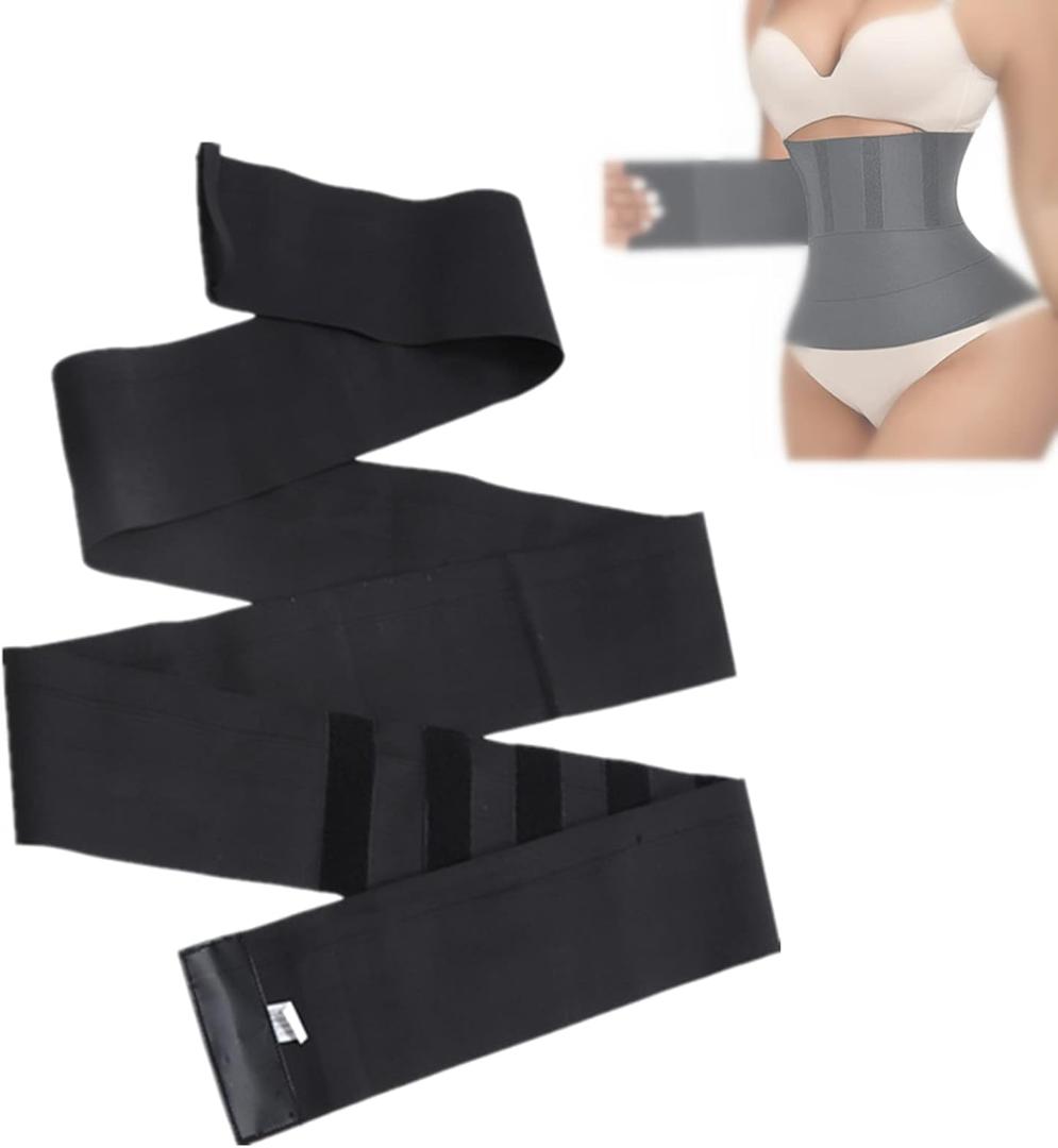 3 Meter Waist Trainer, Adjustable Lumbar and Back Support, Elastic Tummy Snatch Bandage Postpartum Band Wrap for Body Shaping, Belly Body Shaper Compression Wrap