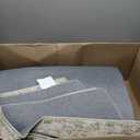 HUGEAR Area Rug 8x10 Retro Beige/Brown Machine Washable Living Room Rugs Distressed Vintage Floral Vacuumable Low Pile Carpet Bedroom Office Dining Room Laundry Room Non Slip Soft Lightweight