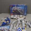 City Passenger Airplane Building Set,510 PCS STEM 6 in 1 Airport Passenger Plane Building Block Toy with Baggage Truck, Shuttle Bus, Christmas Birthday Gifts for Adults Boys Girls Age 6-12+