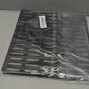 Sink Protector Mat, Kitchen Sink Protector, Silicone Mat, Dishwasher Safe, No Odor, Elevated Feet, 12.2 x 11.34 (Small, Black)