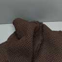 MIULEE Set of 2 Waffle Bathroom Rugs, Boho Bath Rugs Non Slip Washable, Super Absorbent Bath Mats, Ultra Soft Rubber Backed Shower Mats for Bathroom Floor, Tub and Shower, Chocolate, 18x30 Inch