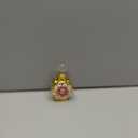 Healifty Creative Essential Oil Bottle 1.76 Inch Glass Refillable Perfume Container with Rose Design for Travel Cosmetic Storage and Home Decoration