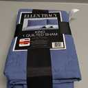 Ellen Tracy™ Quilted Sham 100% Polyester King Denim, King