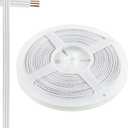 RGBZONE 10M 22AWG 3 Pin LED Light Strip Cable Cord, Extension Cable Line Wire for WS2812b WS2811 Dream Color LED Strip Lights, PVC Plastic Flexible(White) (3pin 22awg)
