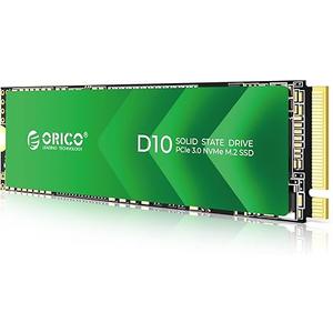 ORICO 128GB M.2 NVMe SSD, PCIe Gen3x4 2280 SSD - Up to 1700MB/s, Internal Solid State Drive with TLC NAND Flash, Compatible with Raspberry Pi 5 Desktop Laptop - D10