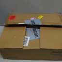 Night Stand, Modern Nightstand with Drawers, Bedside Table, Gold Small Side Table for Bedroom, Living Room End Table (White Stripe, 2 Drawers)