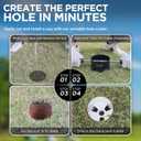 KINGTOP Golf Hole Cup Fit PGA/USGA Regulations, Golf Accessories for Backyard Practice Putting Green, 4 Inches and 6 Inches