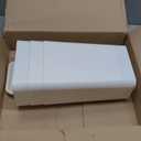 N. NETDOT 3 Pack Small Trash Can with lid, 3 Gallon Bathroom Trash Can,Garbage Can Slim Trash Bin Waste Basket for Bathroom,Kitchen,Bedroom,Living Room,Office,Laundry - Off White