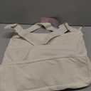 KALIDI Corduroy Tote Bag for Women Casual Zipper Tote Handbag Large Crossbody Hobo Shoulder Bag Work Fashion Women Purse (Cream White)