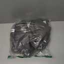 RYB HOME Privacy Cover for French Door 2 Panels Set, Room Darkening Tricia Window Curtains for Patio French/Front Door Tie up Shade for Sightseeing, W30 x L69 inch, Grey