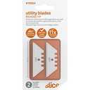 Slice 10524 Ceramic Utility Blades (Rounded-Tip), Finger-Friendly, Safe to Touch, Strong, Durable, Last 11 Times Longer Than Metal, Multiple Tool Compatibility (2Blades)