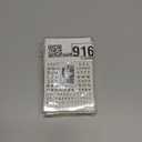 80 PCS Raised Keyboard Stickers with DIY Letter Decals for Nail-Art Typing, Adhesive Keycap Riser for Long Nails Protection for Numeric Keypad (Square-Clear)