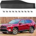 Compatible with Toyota Rav4 Door Lower Molding Trim 2019-2022,RAV4 Door Trim Molding Replacement W/Retainer Clips for Rear Left Driver Side,Black,75078-0R100