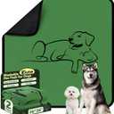 2 Pack Washable Pee Pads for Dogs 36"x36", Reusable Training Puppypads Absorbency Non-Slip & Leak-Proof for Pet Whelping Box Playpen Crate Sofa Bed Floors (Green)