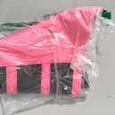 X AUTOHAUX Universal Motorcycle Pit Dirt Bike Faux Leather Soft Seat Cover Anti Slip Seat Cushion Pink Black 1Pc