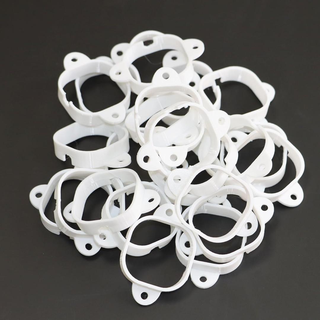 PIAOLGYI Mount for Govee Permanent Outdoor LED Lights Bracket for Eave,Compatible with Govee PRO Permanent Outdoor Lights (H706) (25 Pcs)