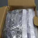 Delamu 2-Tier Multi-Purpose Bathroom Under Sink Organizers and Storage, Stackable Kitchen Pantry Organization, Pull Out Medicine Cabinet Organizer with Movable Dividers, White, 2 Pack