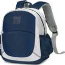 CAMTOP Toddler Backpack for Boys Girls 2-4, Kids Backpacks for Kindergarten Preschool, 12" H Small Bookbag for Daycare Travel (Navy, 12''- Not fit A4 folder)