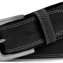 Timberland PRO Men's Timberland Pro Men's 38mm Boot Leather Belt (Black)