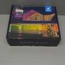 POOFZY Permanent Outdoor Lights for House,200ft RGB+IC Smart Outdoor Decor, 50 Scene Modes,App/Remote Control,for Christmas,Super Bowl,V-Day,Thanksgiving,Daily & Holiday Party Decor