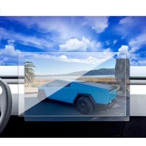 XXCIWP Cybertruck Screen Protector for 2024 2025 Cybertruck Accessories Tempered Glass Screen Protector(1pcs Nav. Glossy)