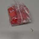 Namalu 60 Pieces Mini Cable Clips Hooks Christmas Light Clips Self Adhesive Light Hooks Cord Clips for Desk Outdoor String Lights(Large,Clear)