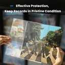 Vinyl Album Covers: 12" LP Vinyl Record Protective Sleeves | Crystal Clear & Durable 3 Mil Thick Record Outer Sleeves, 100 Pcs