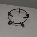 Cast Iron Gas Stove Wok Rack,7.28Inch Wok Support Ring Brackets,Milk Pot Wok Support Holder,Black
