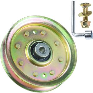 175820 Pulley Craftsman Replaces Craftsman Idler Pulley 175820, Husqvarna 596481401 Pulley Idler, Craftsman 175820 Pulley, 532175820, 539107620 for Husqvarna MZ54 MZ52 MZ6128 YTH2448 Tractors