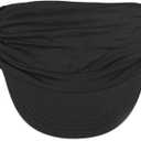 Soft Bamboo Baseball Cap for Chemo Women (Black)