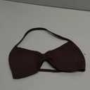 Impact Strappy Bra Backless Halter Sports Yoga Top Women Workout Fitness Gym Outdoor Front Motion Scrunch Tops (Medium, Cocoa)