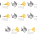 Adjustable Sliding Window Locks Aluminum Alloy Sturdy Secure for Family Single Hole