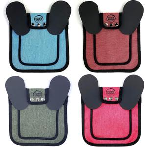 DOWN UNDER OUTDOORS 4 Pack Medium-Large Saddles with Adjustable Straps, Poultry Saver, Protector, Apron, Supplies, Care Products (Mixed Colors)