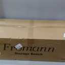 Fromann Upholstered Storage Ottoman Bench for Bedroom Living Room Entryway