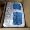 Portable Mini Compact Twin Tub 20lb Washing Machine White