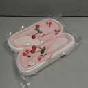 Cherry Slippers For Women Men Cozy Winter Warm Fuzzy Slippers House Slides Shoes Non Slip Cozy Home Bedroom Shoe (Pink) 5-6