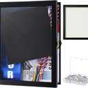 DoubleFill Graduation Shadow Box, 16 x 20 Inch Large Graduation Shadow Frame with Glass Window and Metal Lock, for Graduation Keepsake Memorabilia Pictures Flowers Medals Tickets