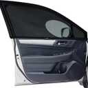 EcoNour Car Front Side Window Sun Shades Compatible for Subaru Outback | 2Pack Breathable Super Stretchy Mesh Sun Shade | Heat Block UV Protection Car Window Screen Covers | Mosquito Net Curtains