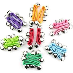 Kisangel 10pcs Dance Rattle Bracelet Toys for Boys and Girls Performance Props for Parties Sensory Play and Music Activities