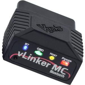 VGATE vLinker MC OBD2 Scanner Bluetooth Diagnostic Tool, Wireless OBD2 Adapter All Systems Scanner Car Diagnostic Scan Tool, Code Reader Clear Faults Hacker-Proof for Android & Windows (Not iOS)