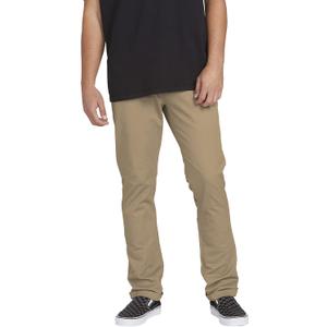 Volcom Men's Frickin Modern Fit Stretch Chino Pant, Khaki 1, 36W x 30L