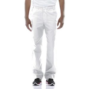 Dickies Men's Pull-On Pant with 7 Pockets Elastic Waistband with Button Closure 81006 (4X-Large Big, White)