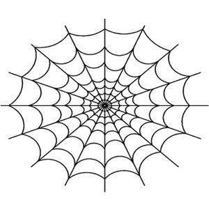 Spider Web Edible Cake Topper- 1/4 Sheet