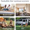 WhatsBedding 5 Inch Memory Foam Mattress Topper Twin for Pressure Relief, Soft Breathable Cover, Comfort Supportive Pillow Top Mattress Topper, 2000GSM Fluffy Shredded Memory Foam Filled