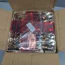 Set of 3 Christmas Decorations Lighted Gift Boxes with Bows12" 10" 8" with 60 Pre-Lit Mini String LightsFoldable LED Xmas Present Boxes for Tree Indoor Outdoor Holiday Party Yard Home Decor