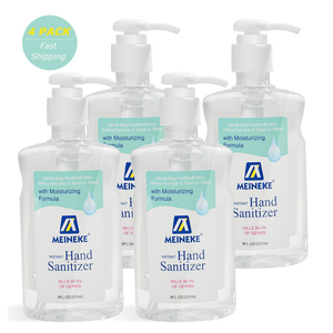 8 Fl. Oz. Advanced Hand Sanitizer Gel with 62% Alcohol Based, Pack of 4 