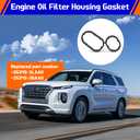 7 x NexSync Oil Filter Housing Gaskets, 1-Piece Set, Compatible with Hyundai Palisade 2020-2024, Kia Telluride, OEM 26345-3LAA0/36AA0